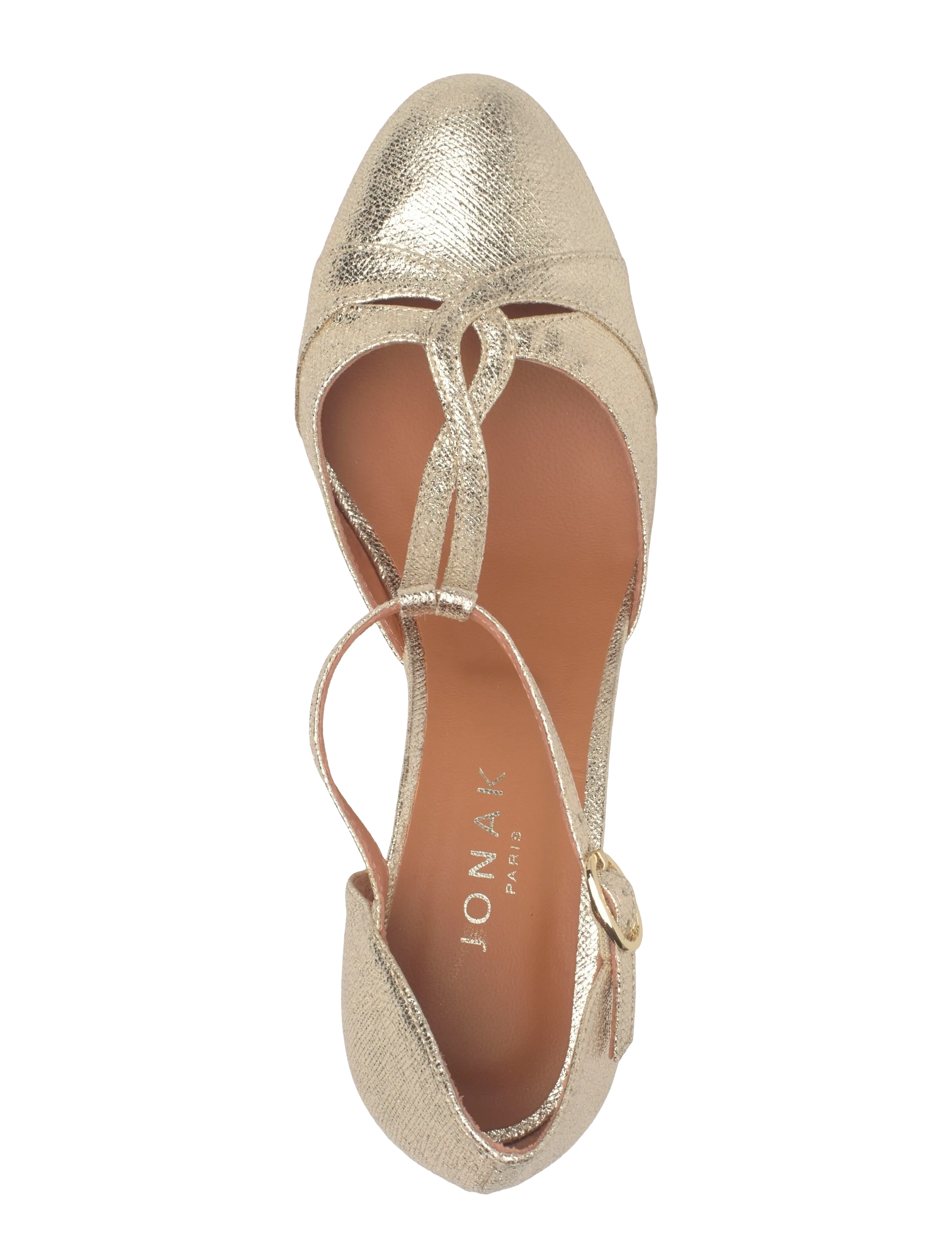 Jonak Paris - 088-VERMEIL SYNTHE METALLISE - sandaletter - platine - 3