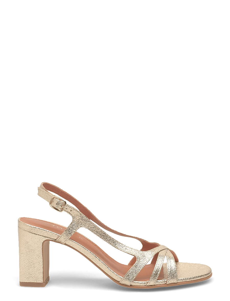 Jonak Paris - 088-VAIANA SYNTHE METALLISE - sandalar með hæl - platine - 1