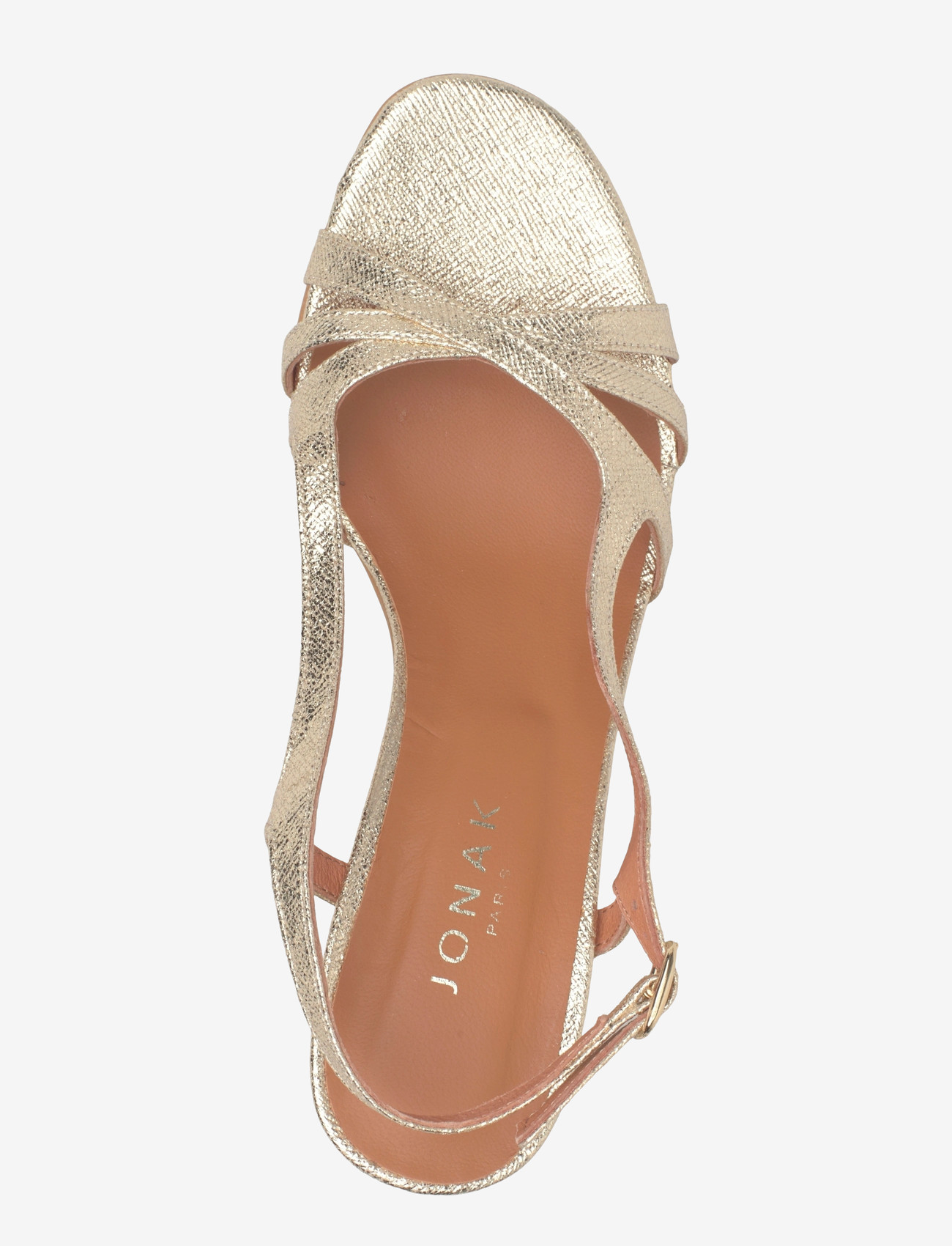 Jonak Paris - 088-VAIANA SYNTHE METALLISE - sandaler med hæl - platine - 3