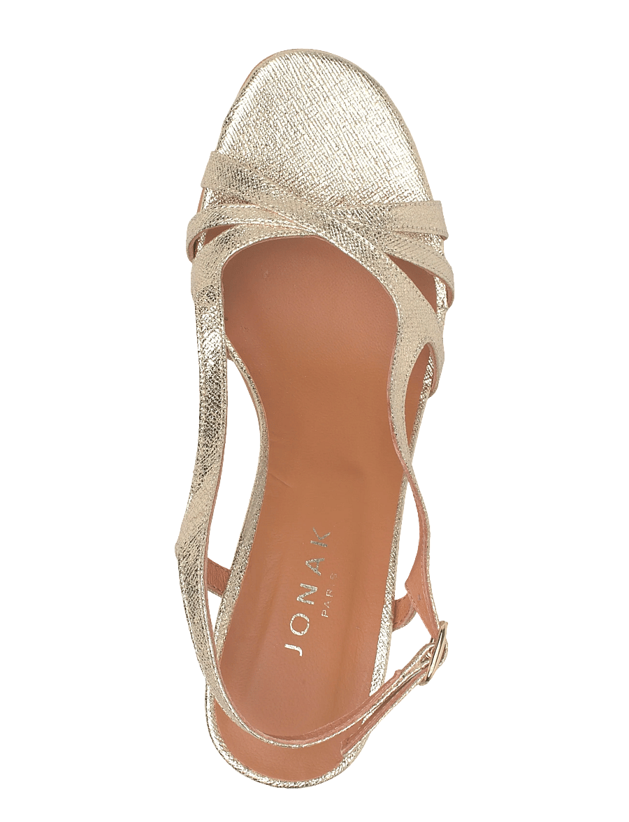 Jonak Paris - 088-VAIANA SYNTHE METALLISE - sandalar með hæl - platine - 3