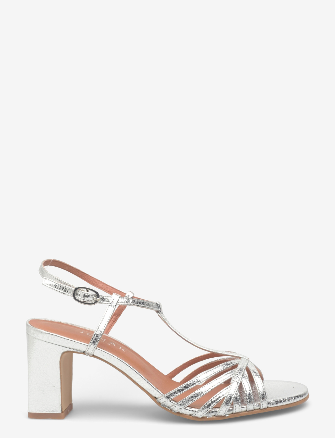 Jonak Paris - 088-VOLIA CUIR CRAQUELE - lahtised kontsakingad - argent - 1