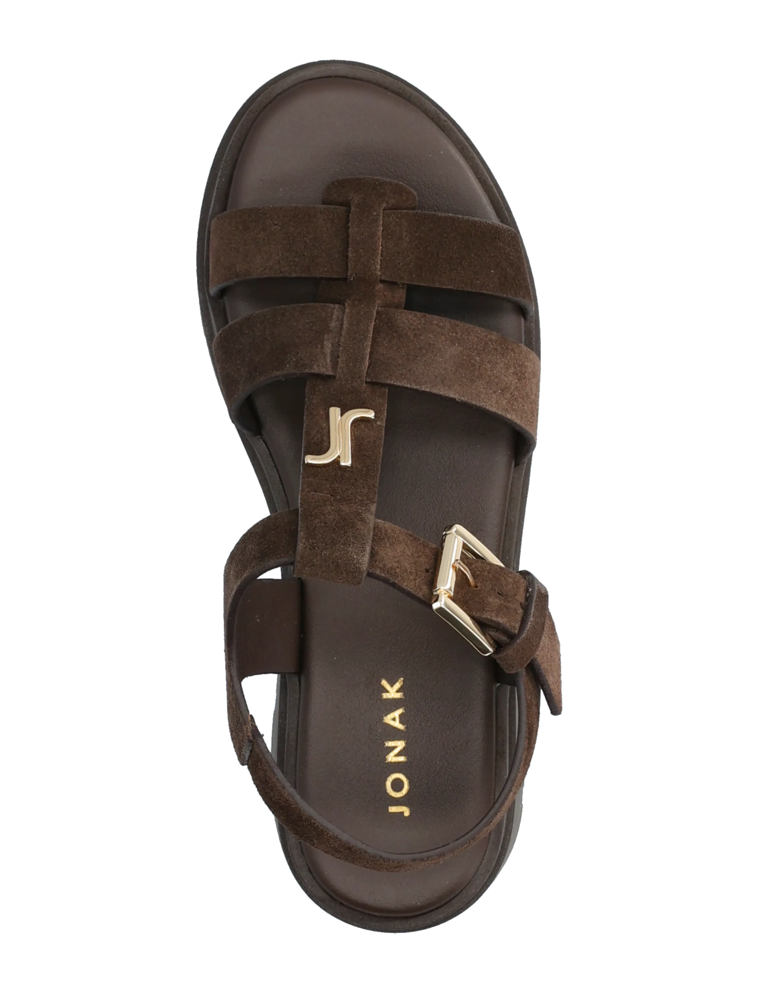 Jonak Paris - 585-LIVERPOOL CROUTE - platform sandals - marron - 3