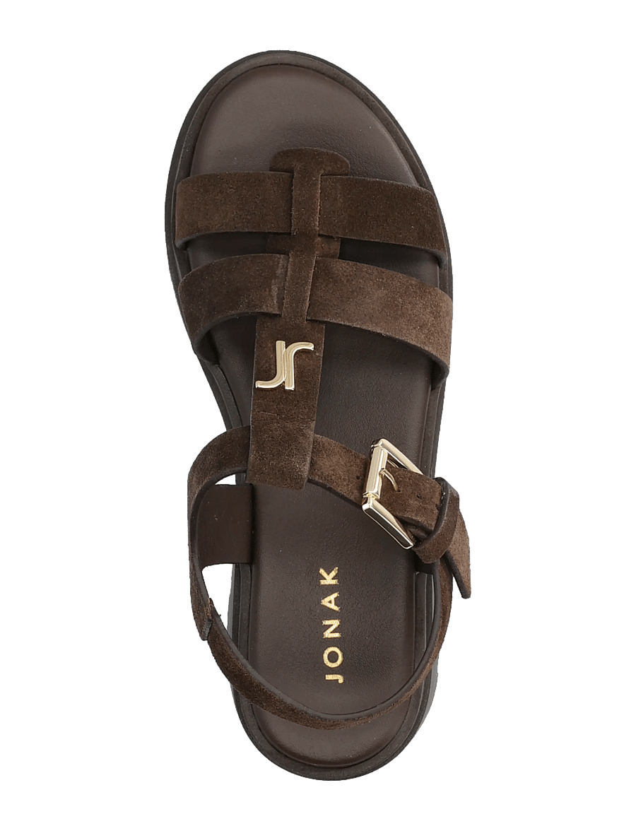 Jonak Paris - 585-LIVERPOOL CROUTE - platvorm-sandaalid - marron - 3