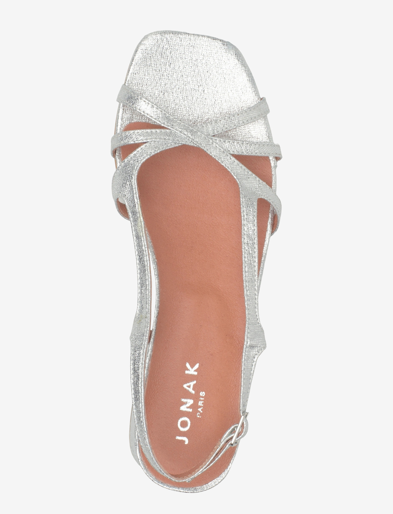 Jonak Paris - 225-ARGOS SYNTHE METALLISE - kontsata sandaalid - argent - 3