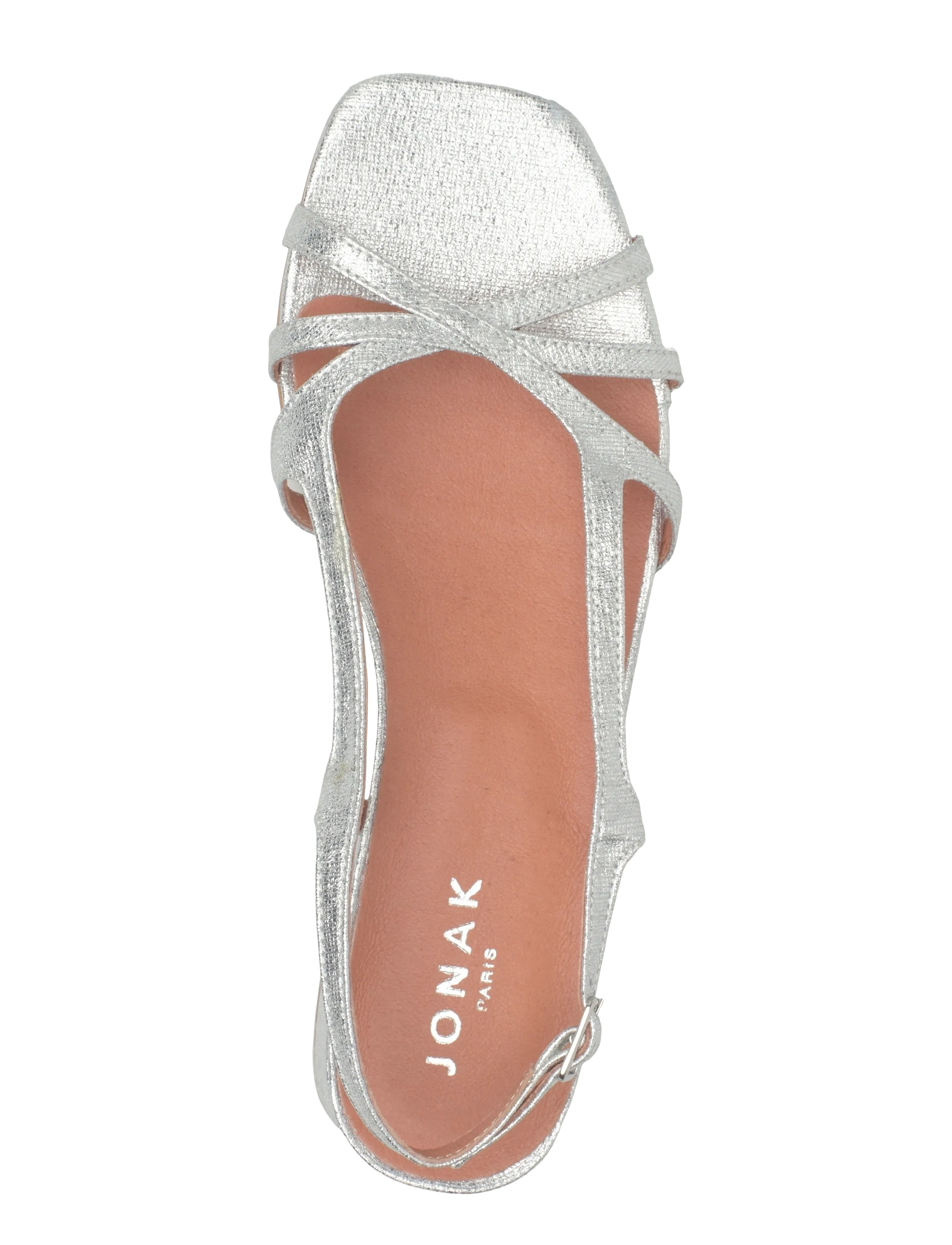 Jonak Paris - 225-ARGOS SYNTHE METALLISE - platta sandaler - argent - 3