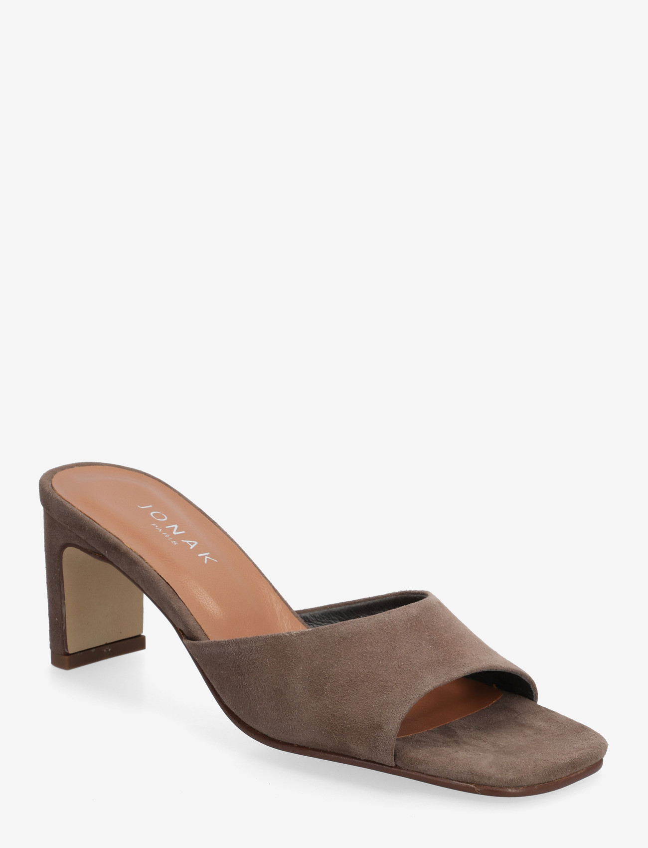 Jonak Paris - 264-DERIVE VELOURS Taupe - mules med klack - taupe - 0