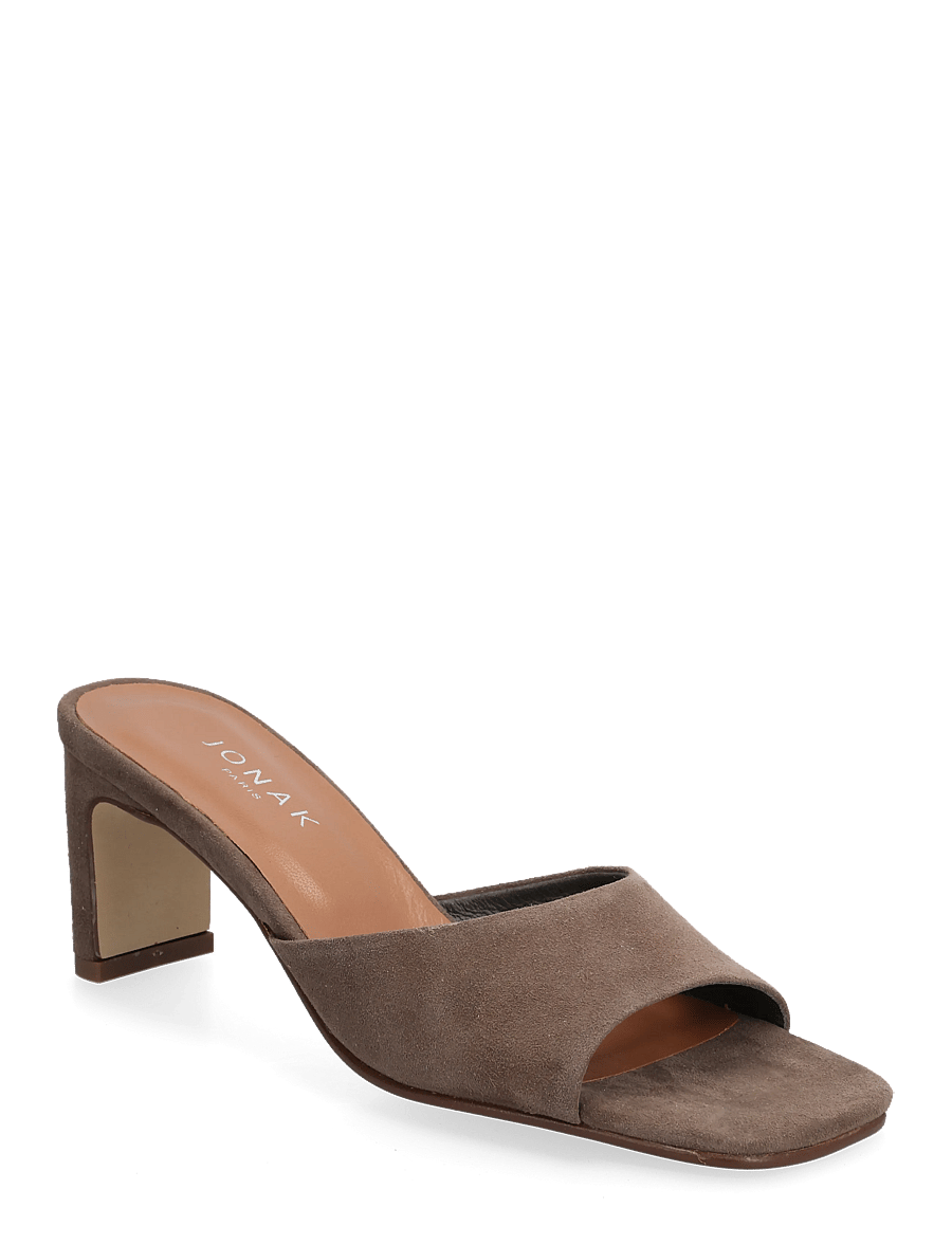 Jonak Paris - 264-DERIVE VELOURS Taupe - kontsaga muula-kingad - taupe - 0