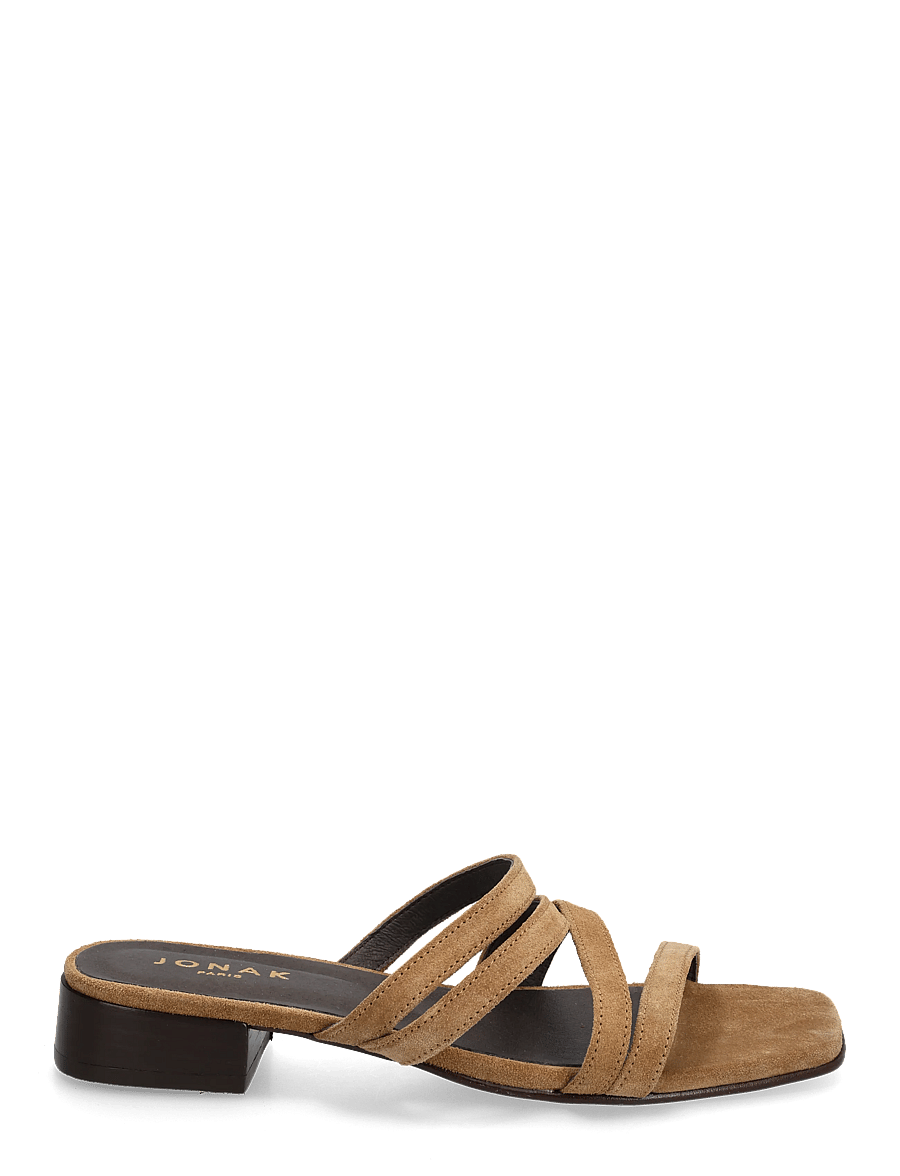 Jonak Paris - 225-ALPILLES CROUTE - madalad sandaalid - cognac - 1