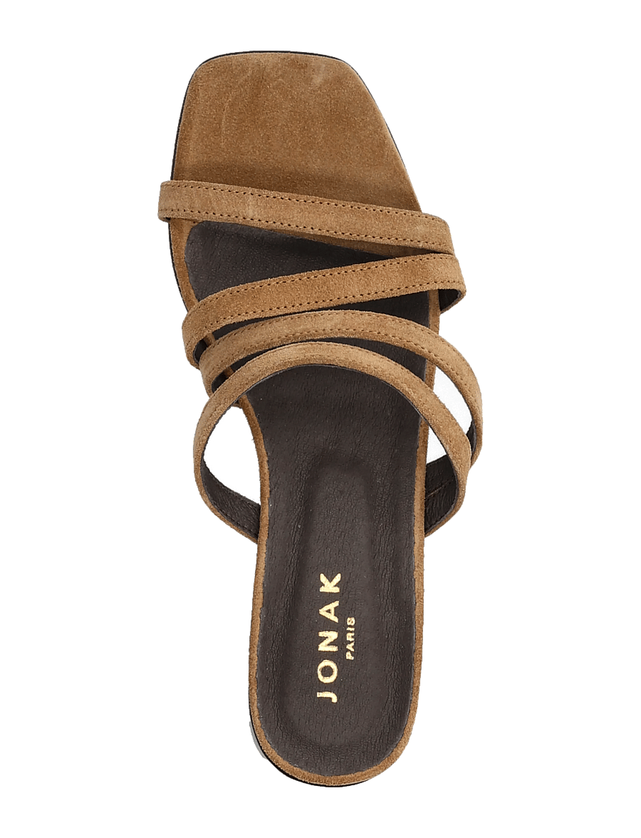 Jonak Paris - 225-ALPILLES CROUTE - madalad sandaalid - cognac - 3