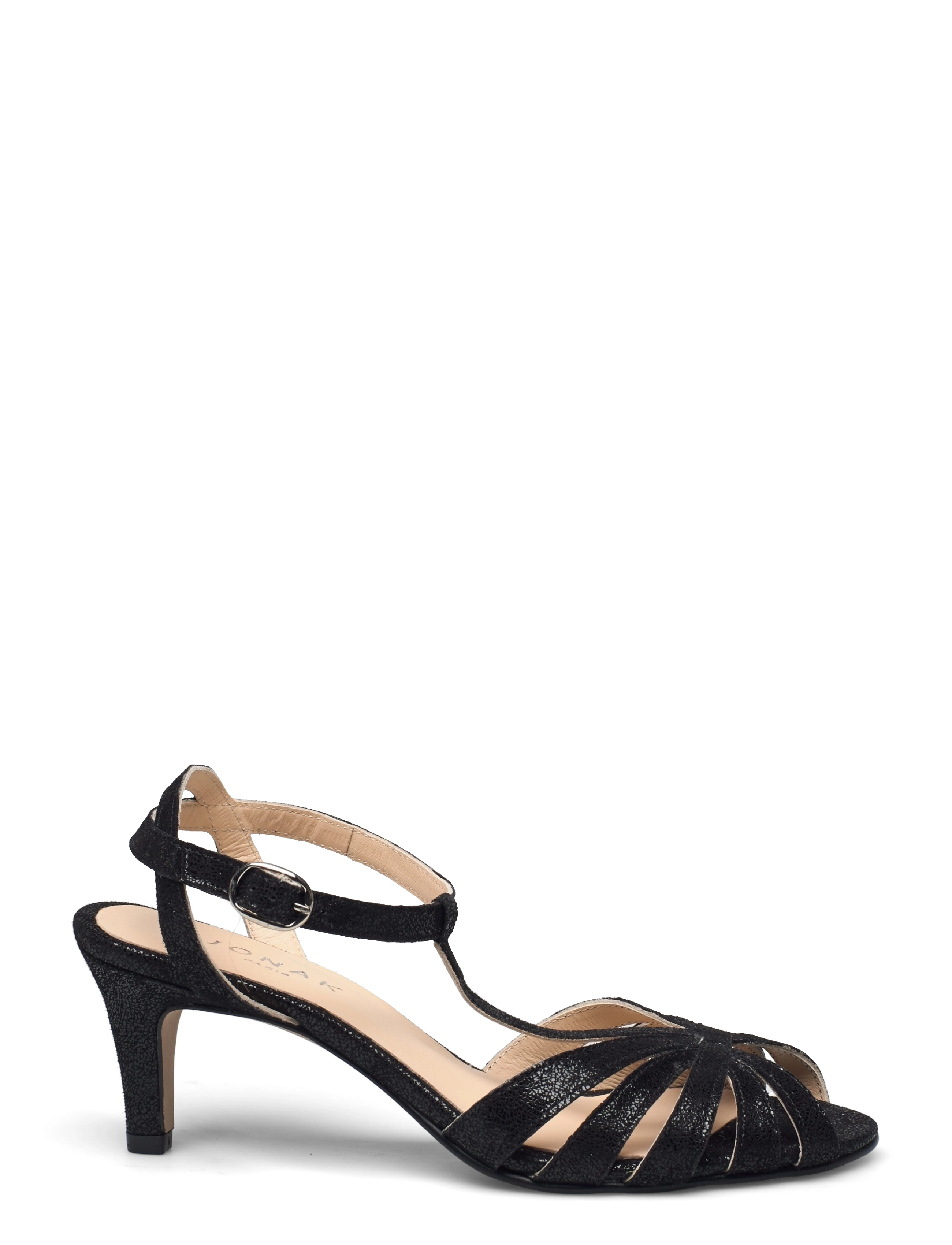 Jonak Paris - 264-DOLIATE VELOURS LAMINE - black - 1