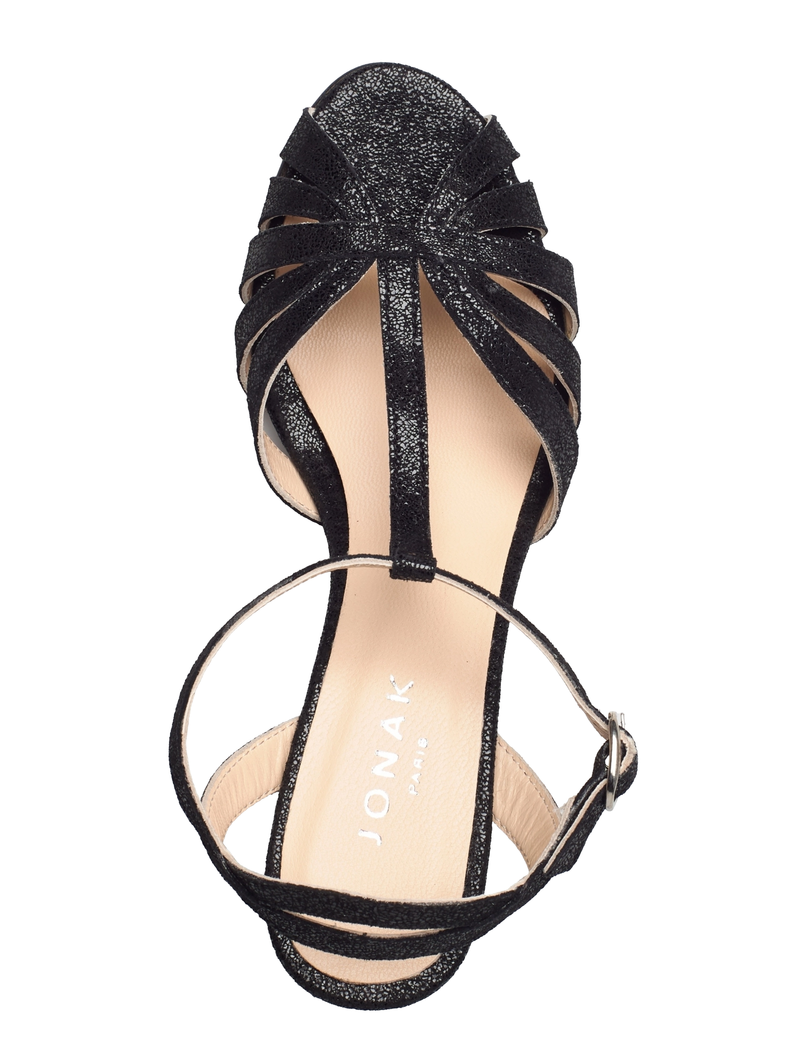 Jonak Paris - 264-DOLIATE VELOURS LAMINE - black - 3