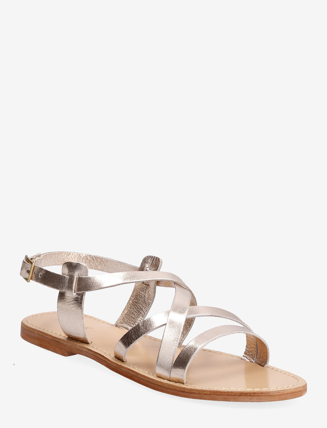 Jonak Paris - 498-WISCHIA CUIR METALLISE - platine - 0