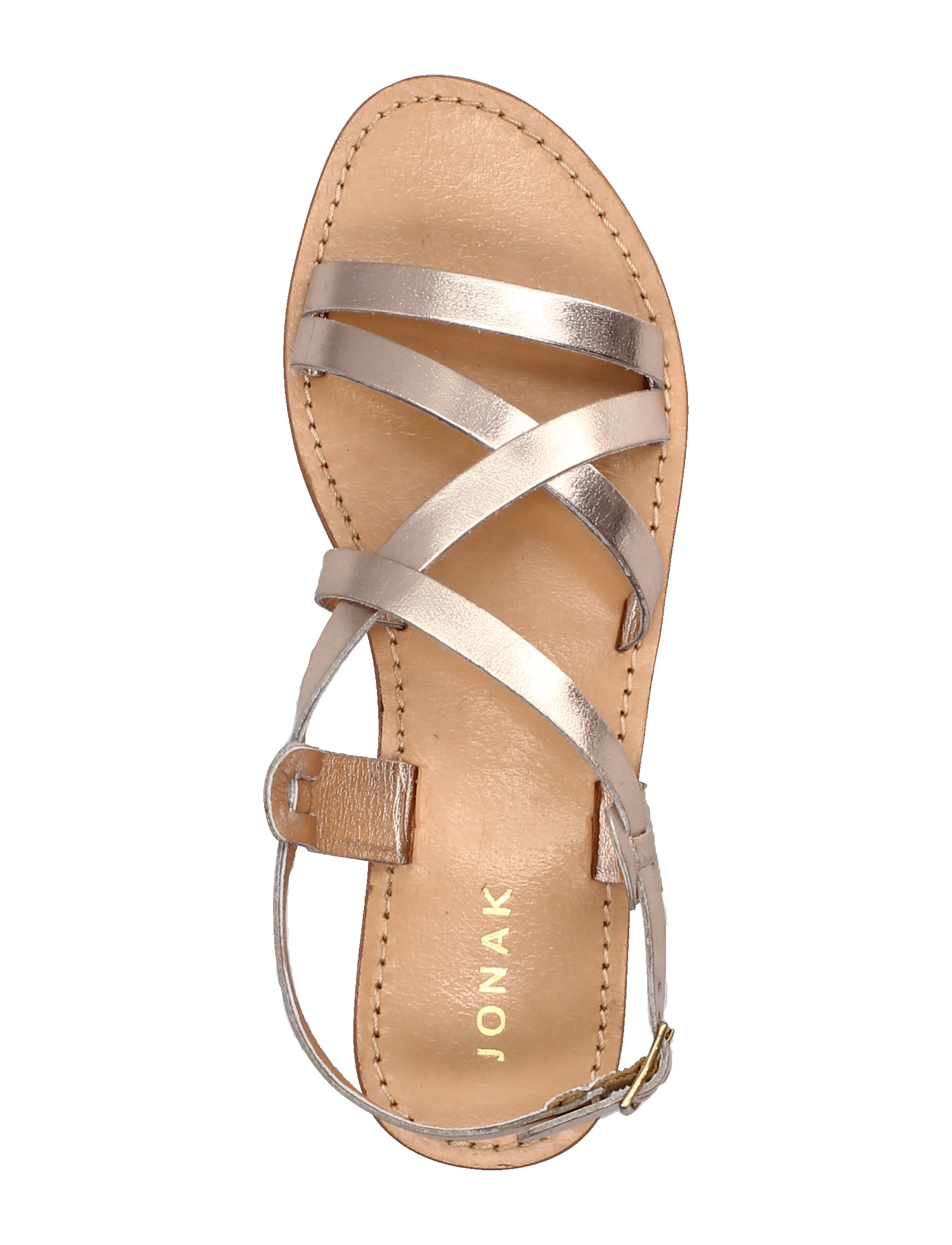 Jonak Paris - 498-WISCHIA CUIR METALLISE - platine - 3