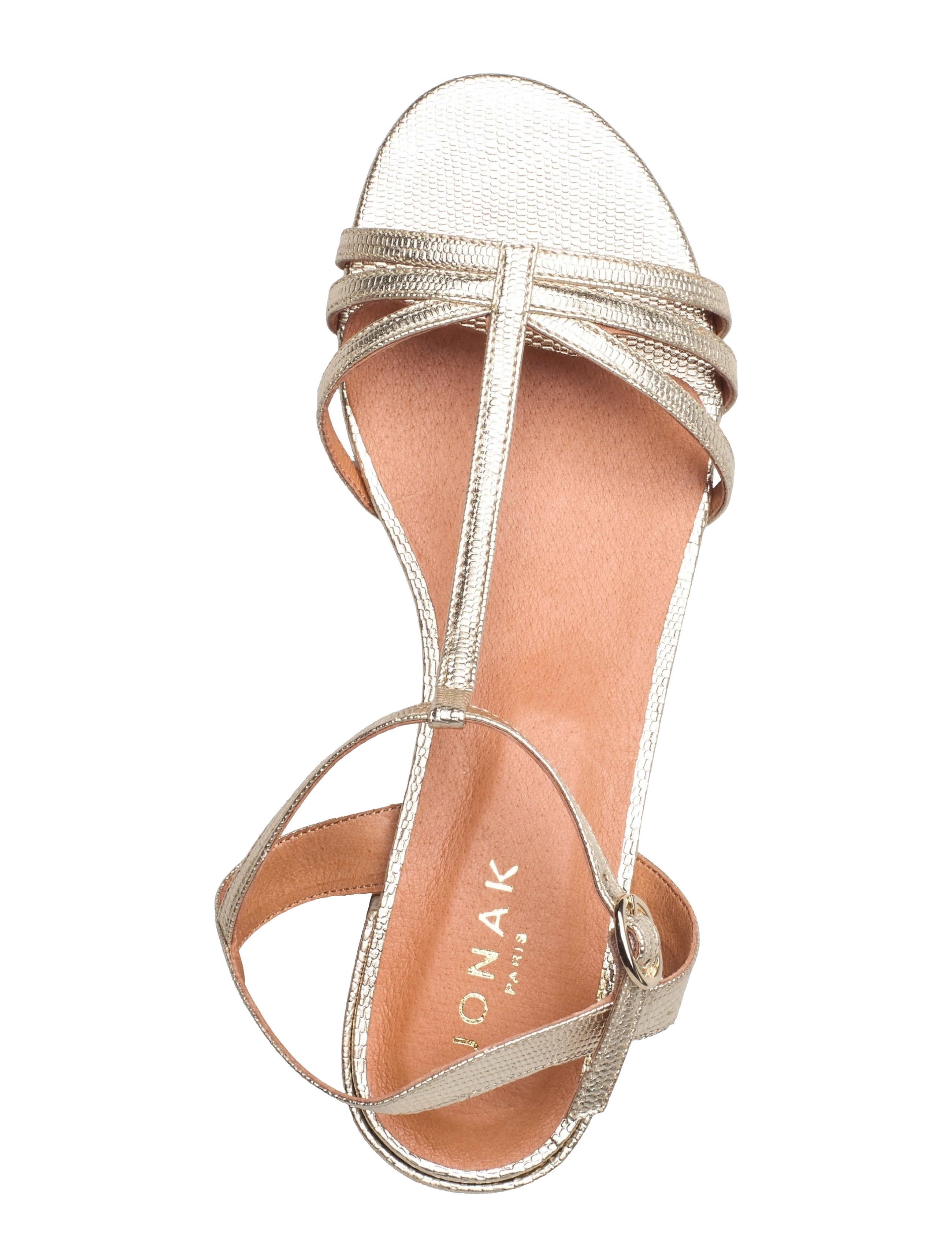 Jonak Paris - 225-ADELMO REPTILE METALLISE - gold - 3