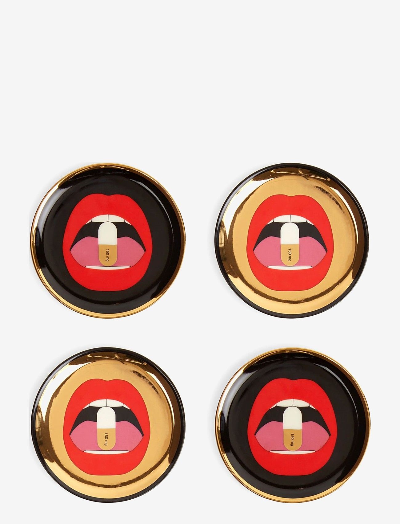 Jonathan Adler Full Dose Coasters, Coaster, Multi/mønstret, Str: ONE SIZE