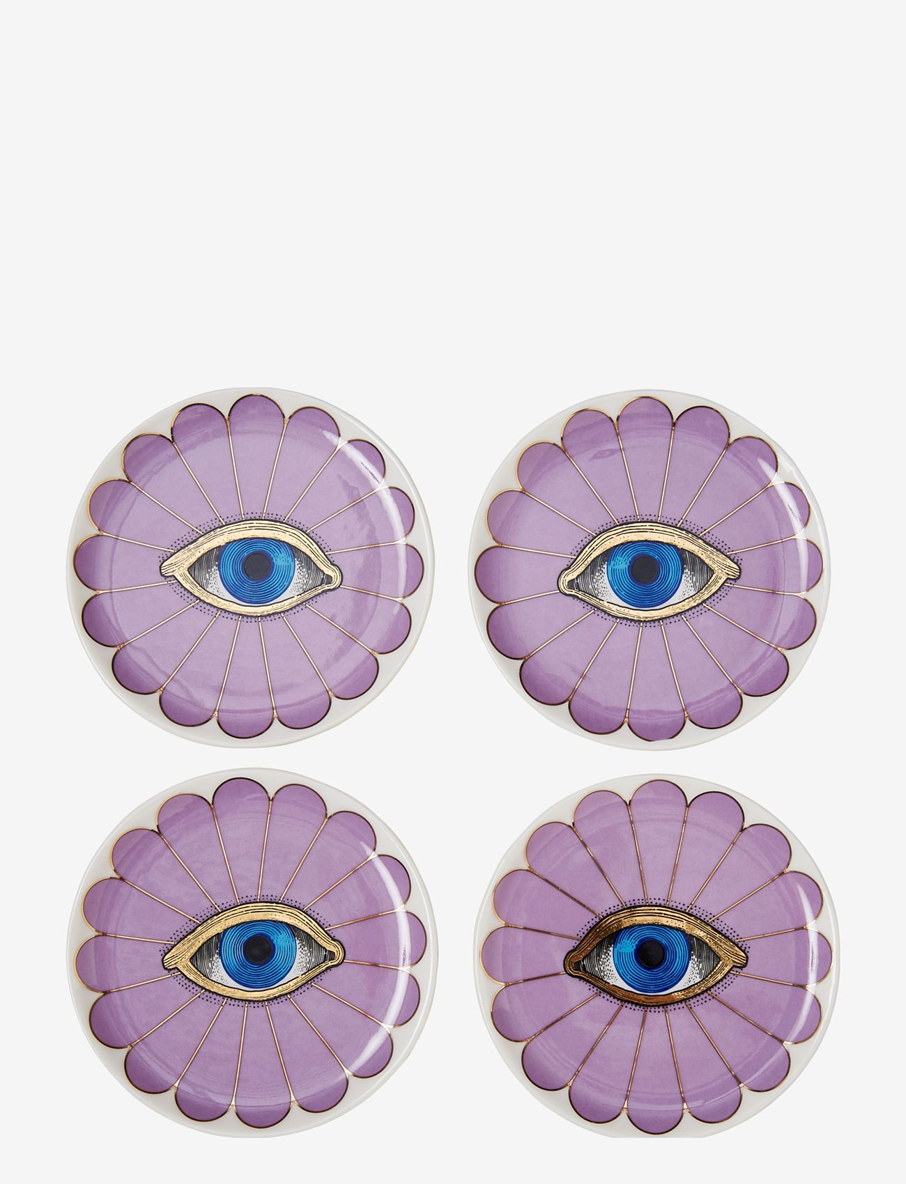 Jonathan Adler Fleur Coasters, Coaster, Lila, Str: ONE SIZE
