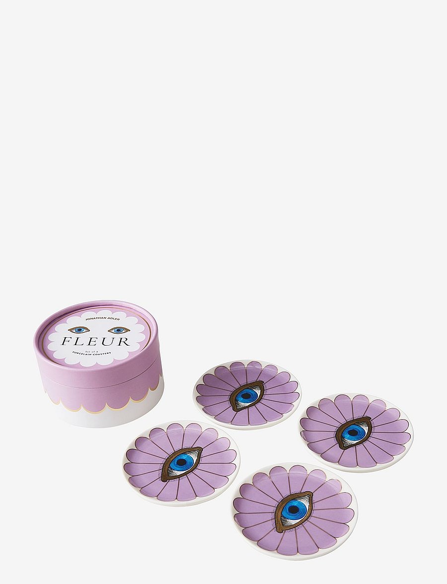 Jonathan Adler - Fleur Coasters - valentinstaggeschenke - purple - 2