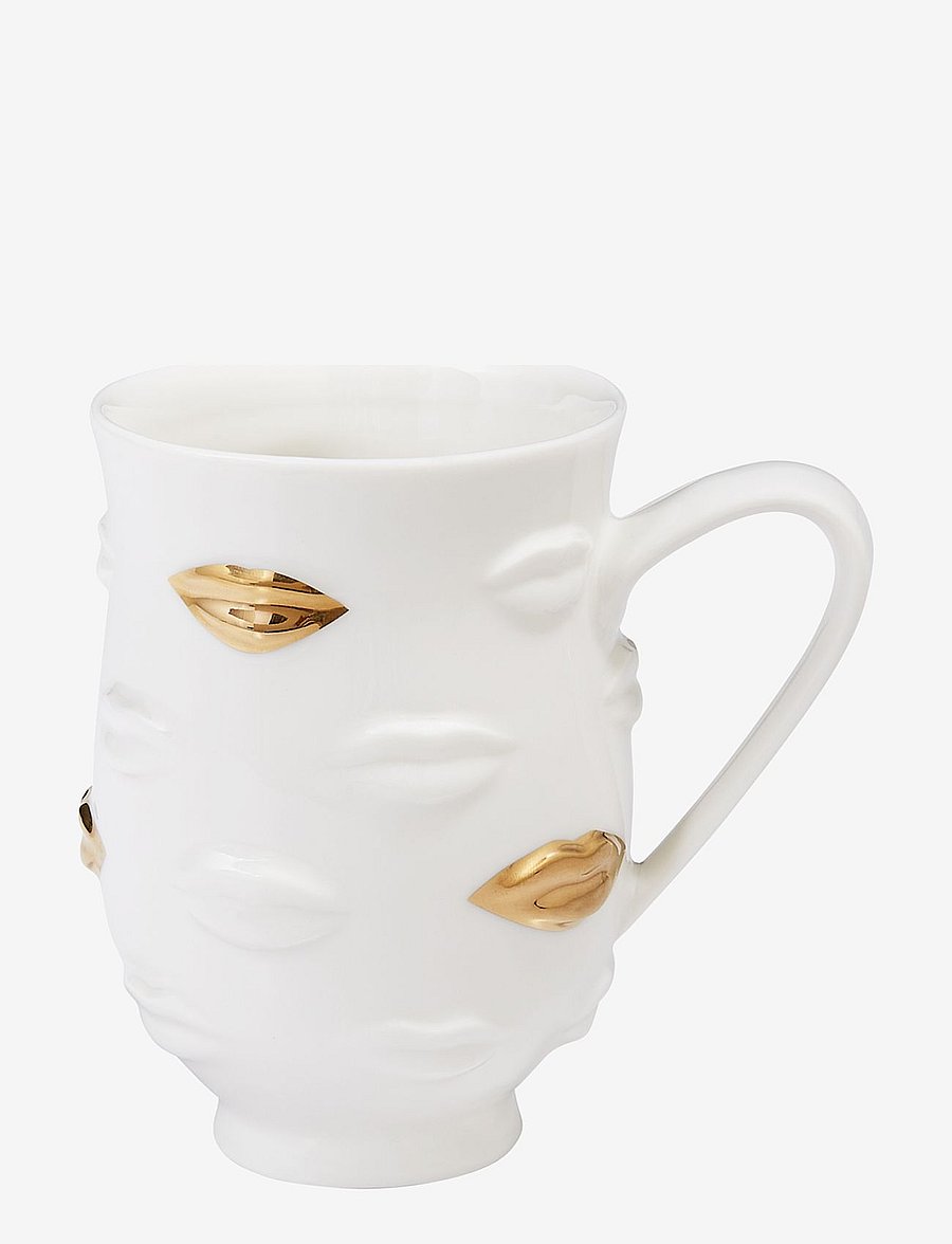 Jonathan Adler - Gilded Gala Mug - white and gold - 0