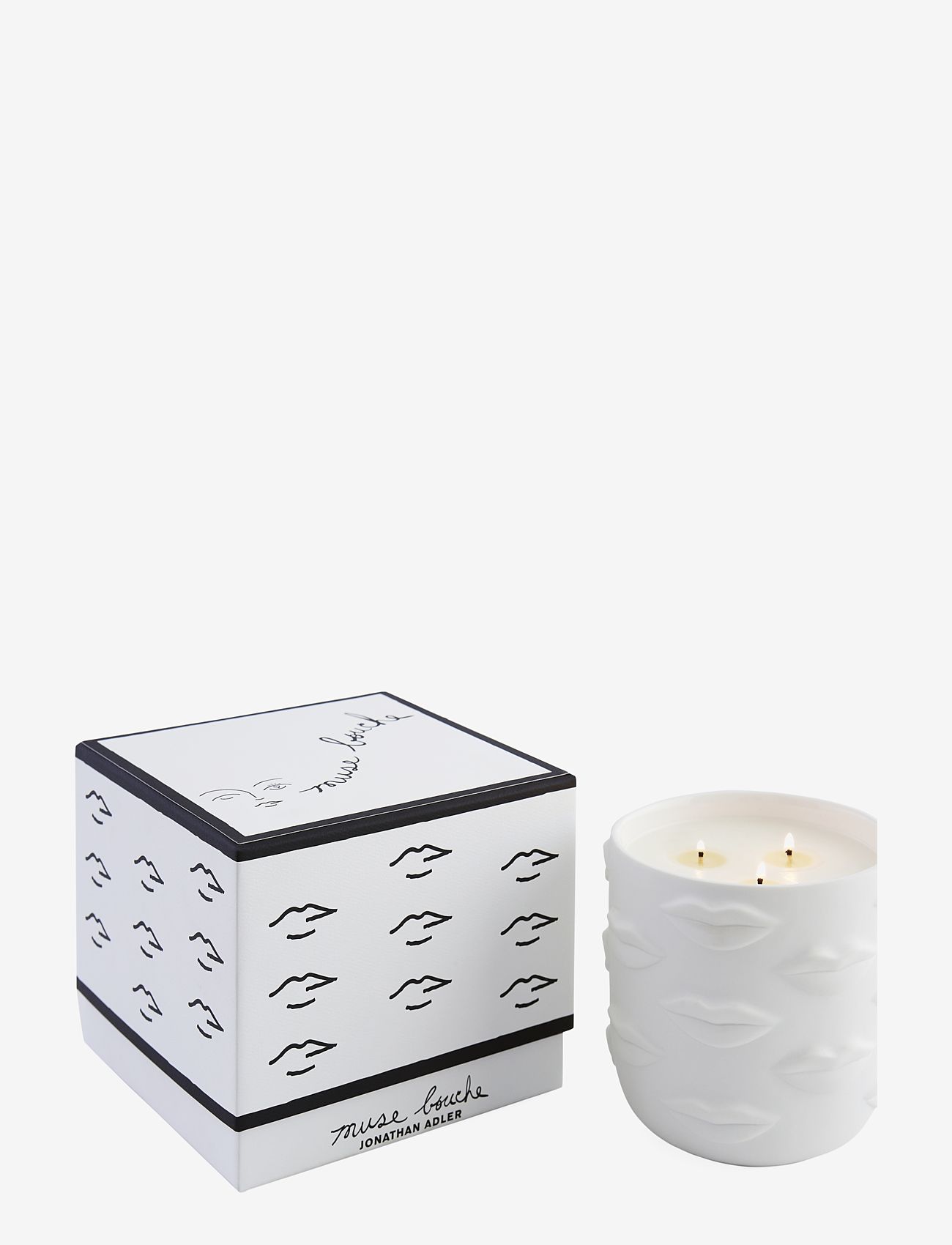 Jonathan Adler - Muse Bouche Candle - Över 500 kr - white - 2