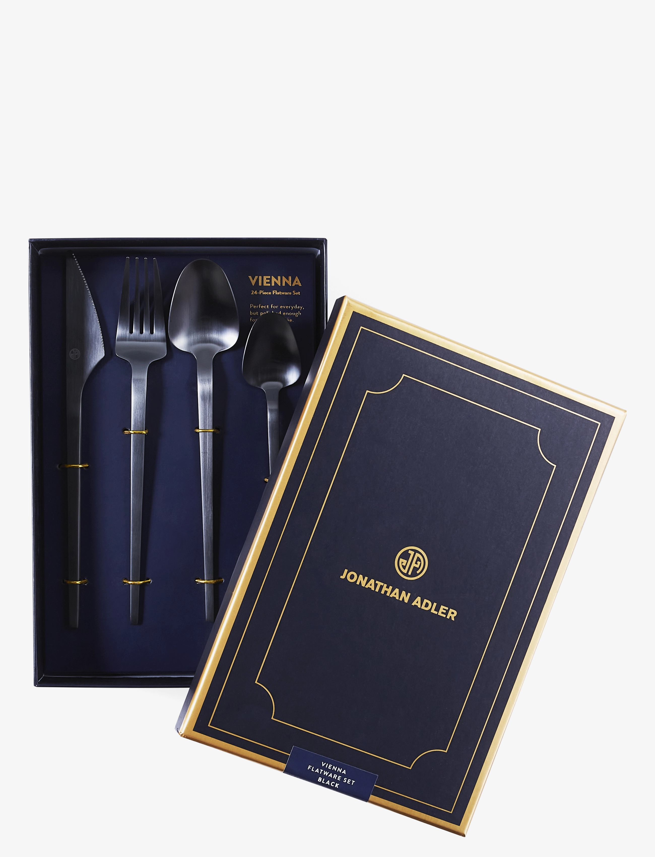Jonathan Adler - Vienna Flatware set - black - 1