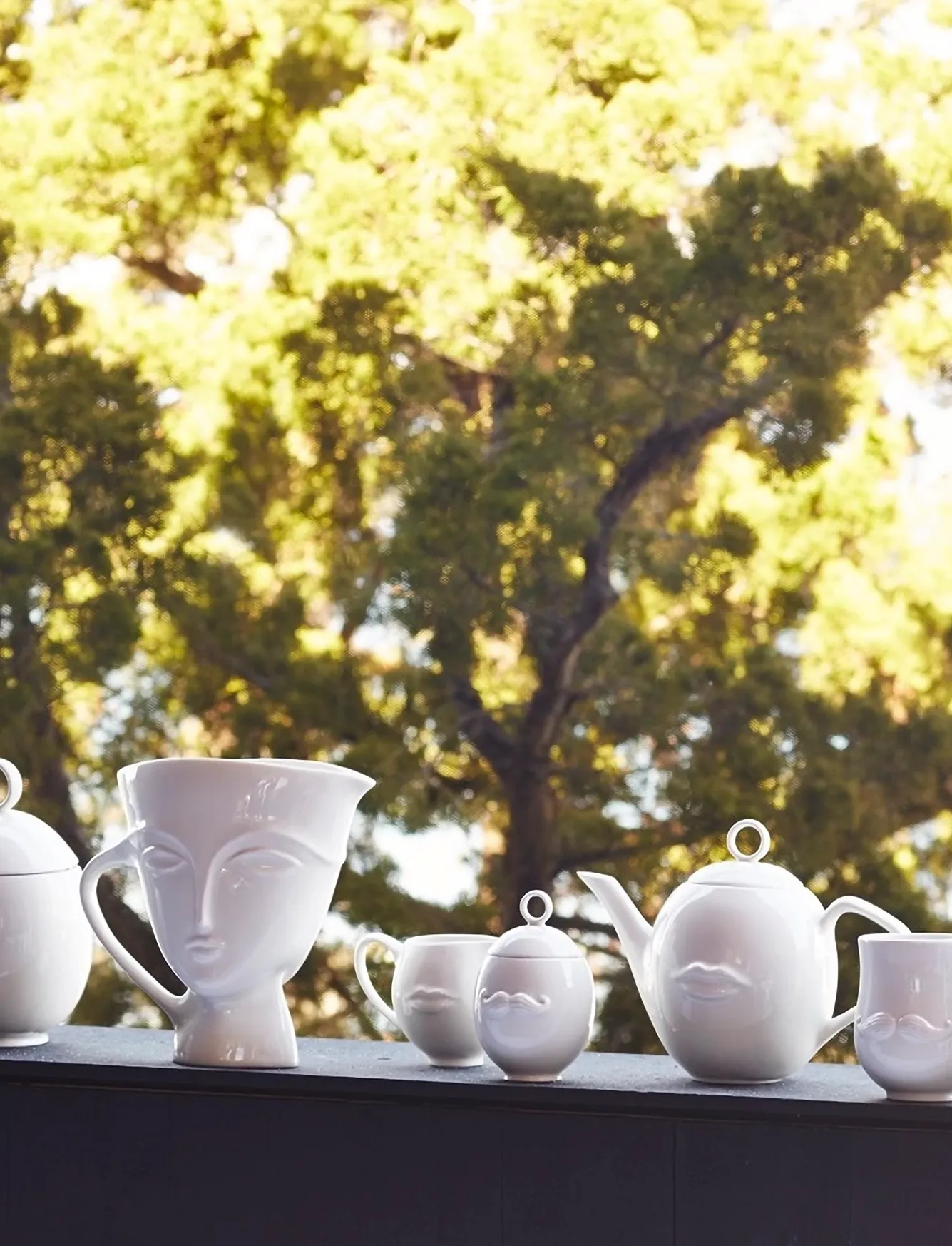 Jonathan Adler - Muse Serving Bowl - frukostskålar - white - 2