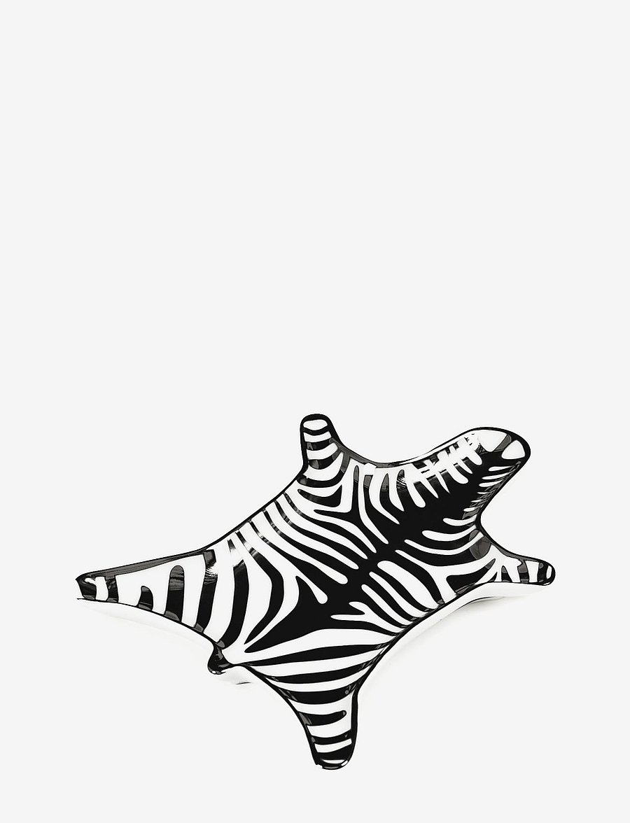 Jonathan Adler - Zebra Stacking dish - nach preis einkaufen - black - 0
