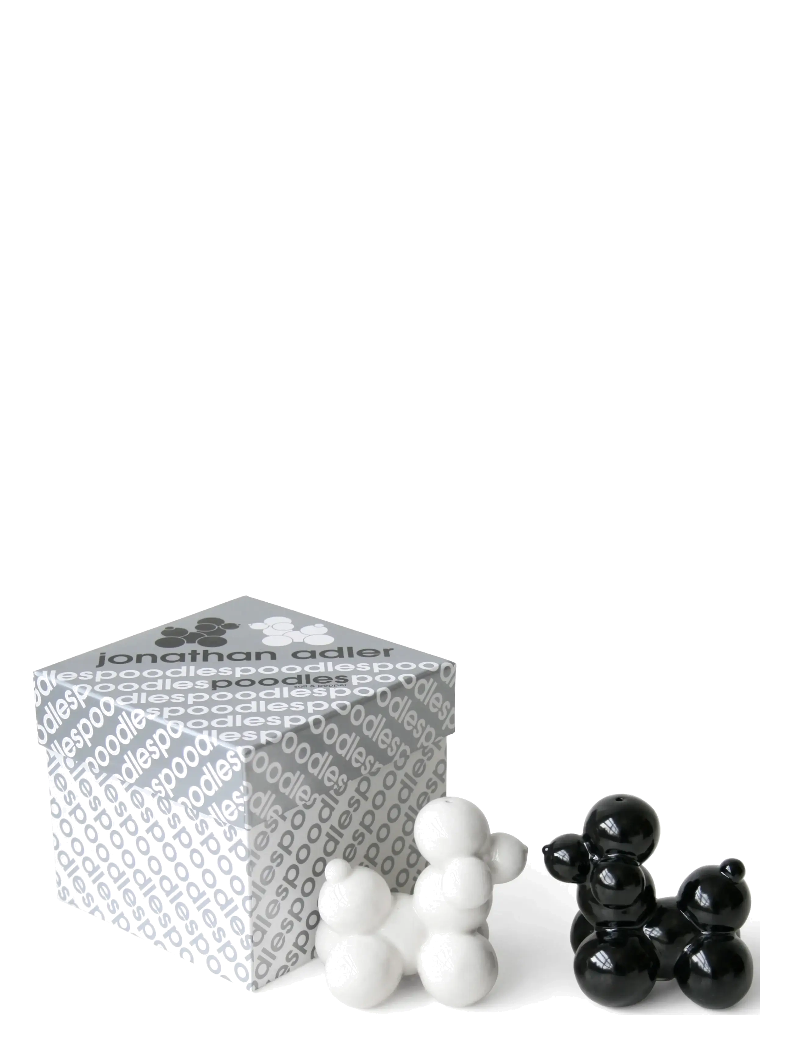 Jonathan Adler Poodle S&P - Vis alt - BLACK/WHITE / white