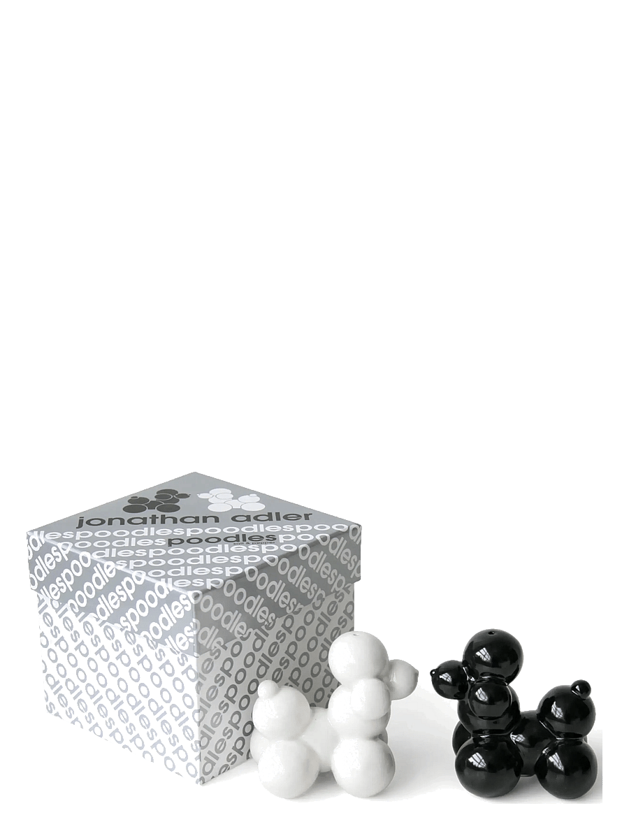 Jonathan Adler - Poodle S&P - figuren & skulpturen - black/white - 1