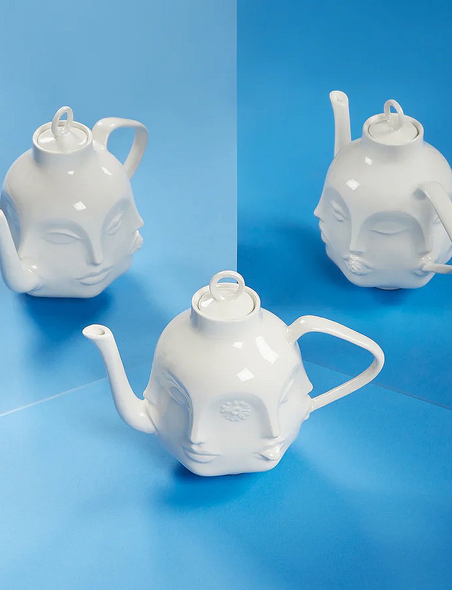 Jonathan Adler - Dora Maar Teapot - white - 0