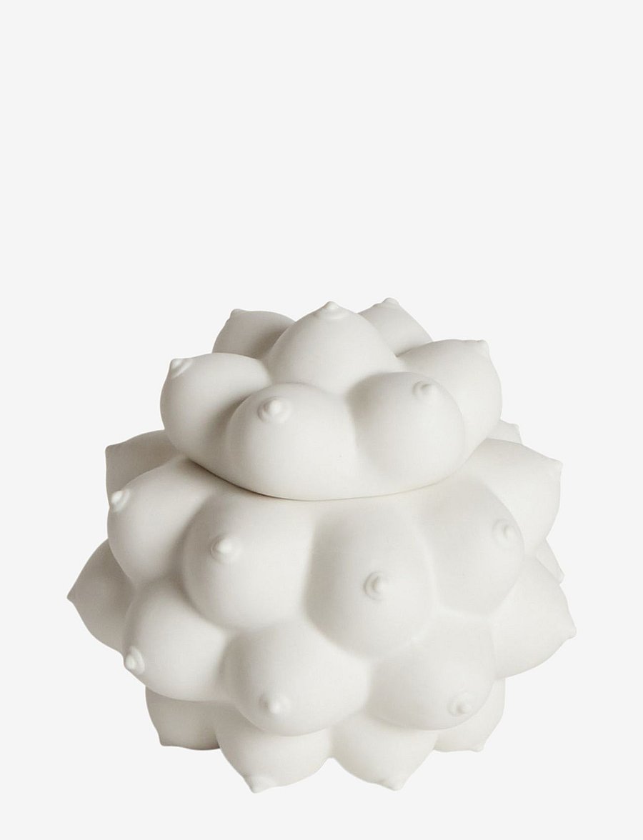 Jonathan Adler - Georgia orb box - figūras un skulptūras - white - 0