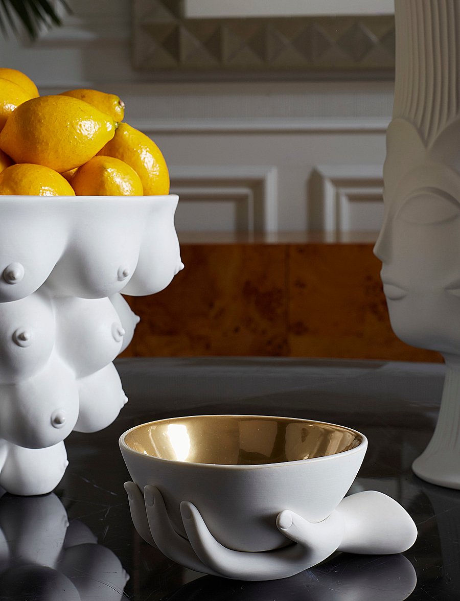 Jonathan Adler - Eve Accent Bowl - nach preis einkaufen - white - 0