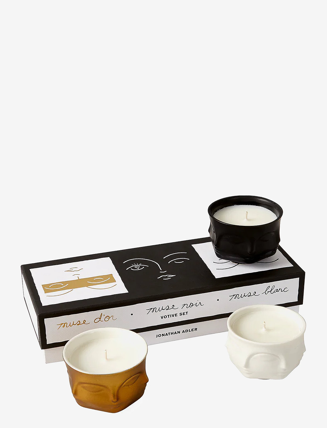 Jonathan Adler - Muse votive candles - köp efter pris - white - 2