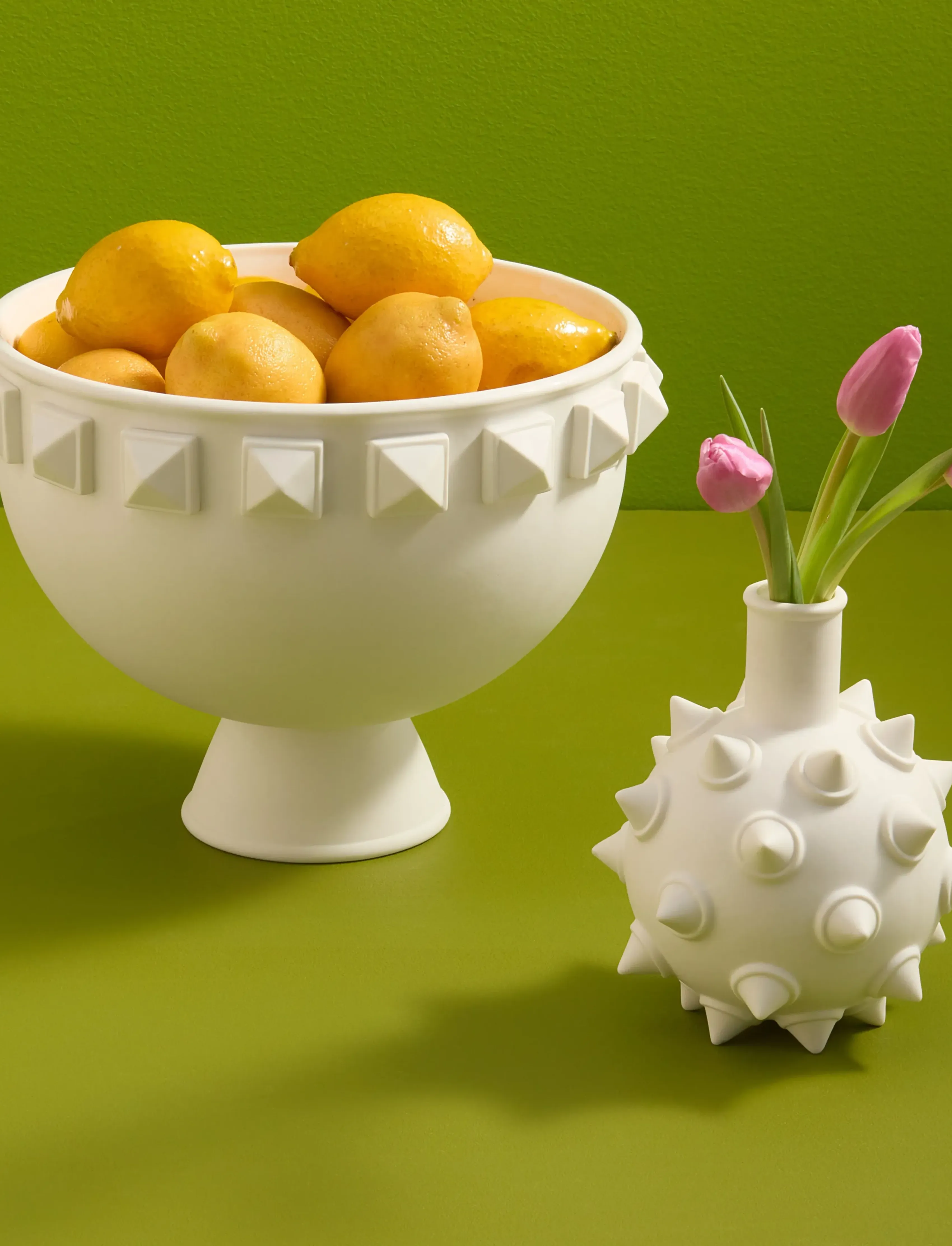 Jonathan Adler - Charade Studded Bud Vase - white - 0