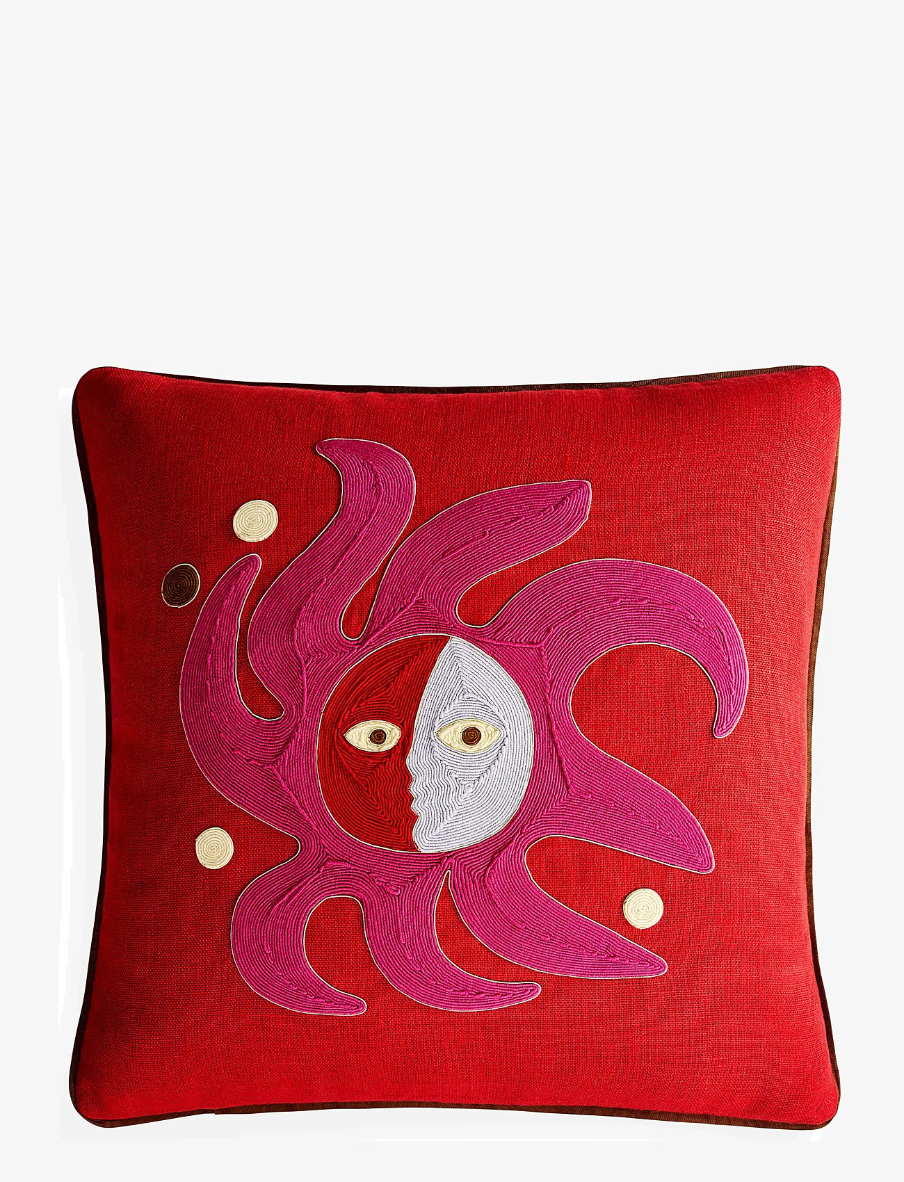 Jonathan Adler - UK KIT Playa Corded Pillow Sun - red - 1