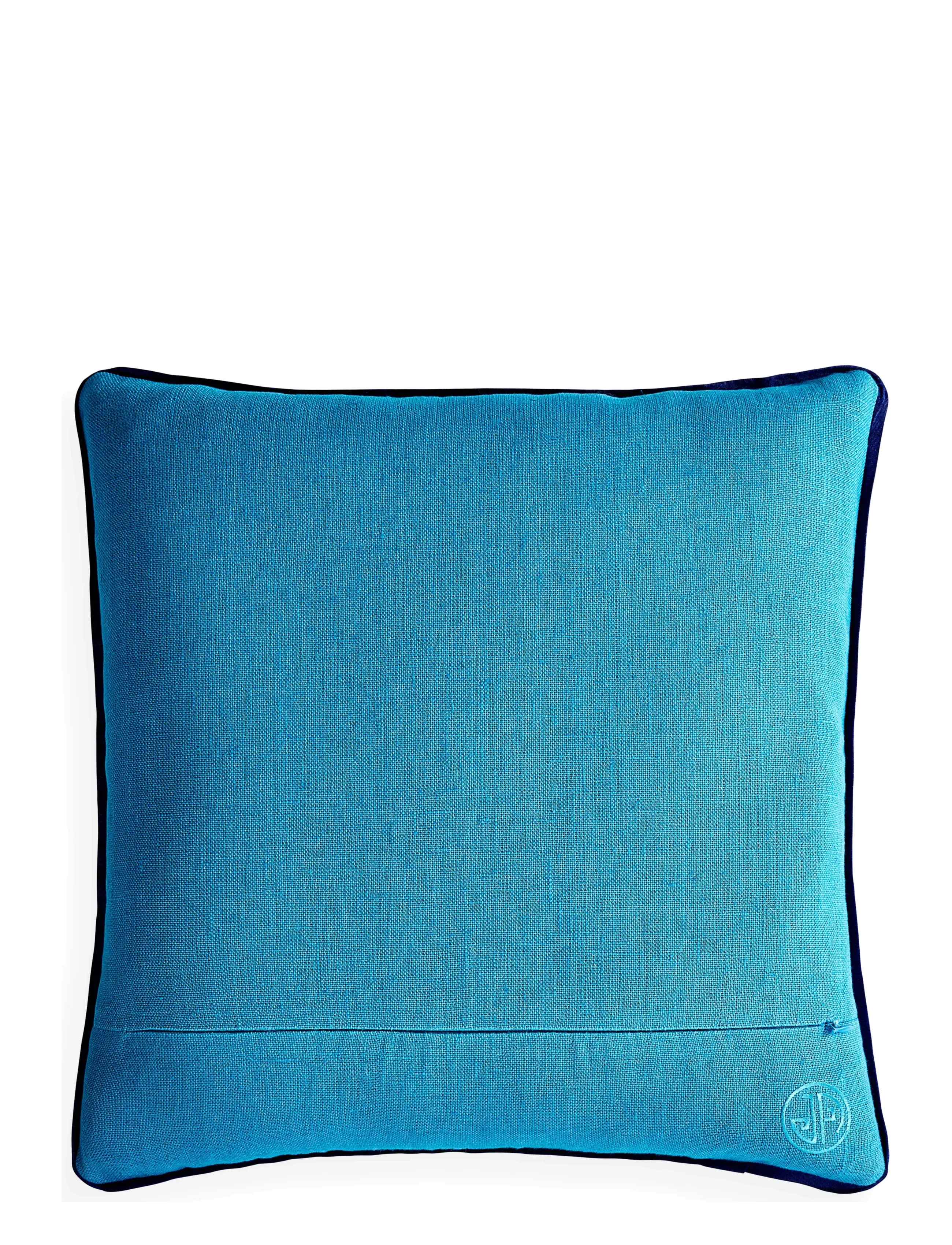 Jonathan Adler - UK KIT Playa Corded Pillow Sailboat - pyntepuder - blue - 2