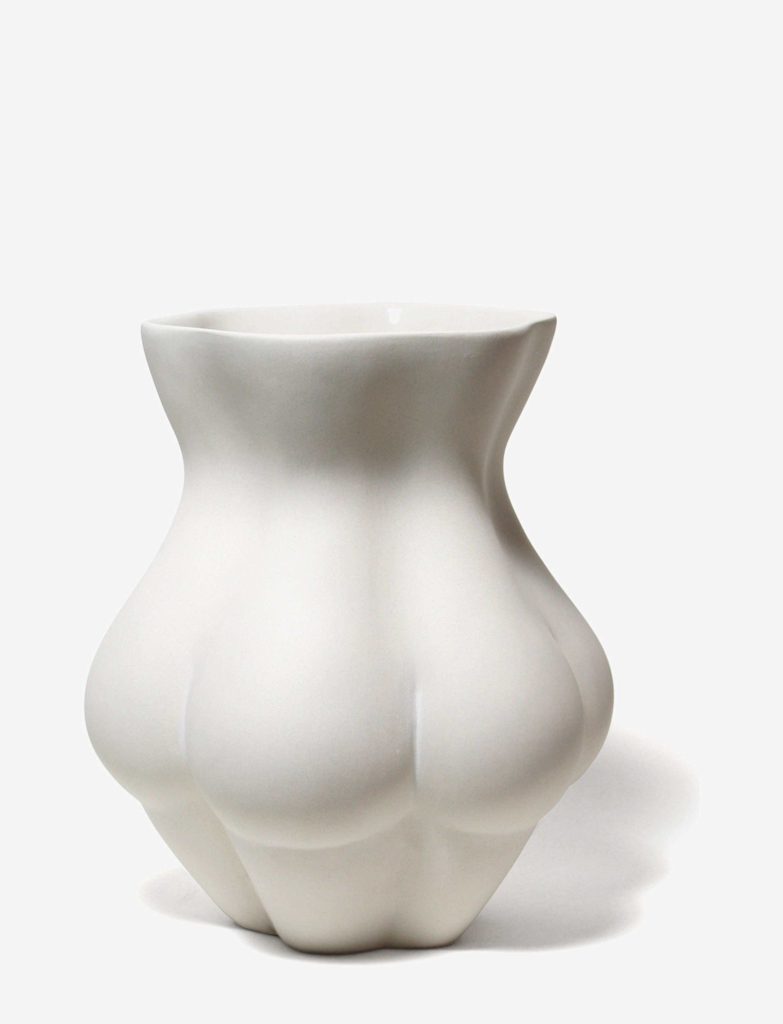 Jonathan Adler Kiki ́s Derriere Vase, Vases, Hvid, Str: ONE SIZE