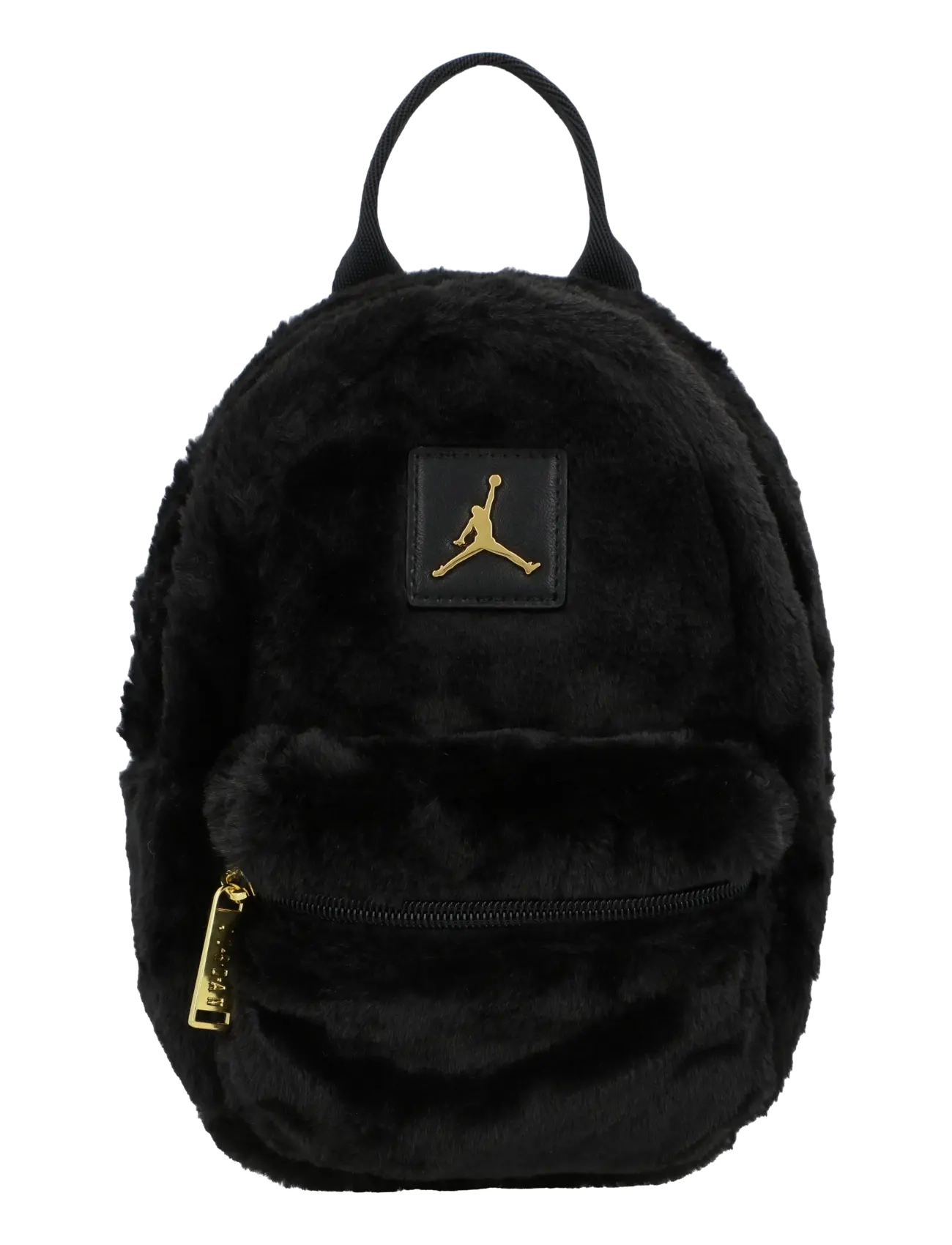 Jordan Faux Fur Mini Backpack - Jordan - BLACK / black
