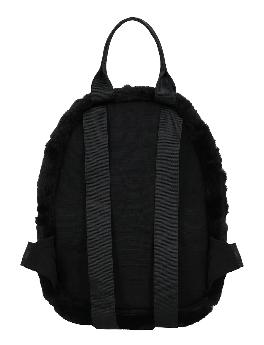 Jordan - Faux Fur Mini Backpack - black - 2