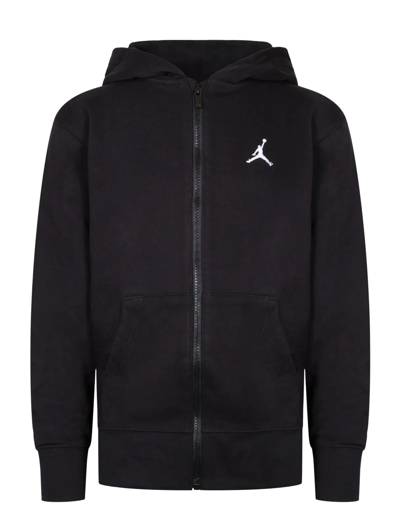 Jordan Brooklyn Full Zip Hoodie - Oberteile - BLACK / black