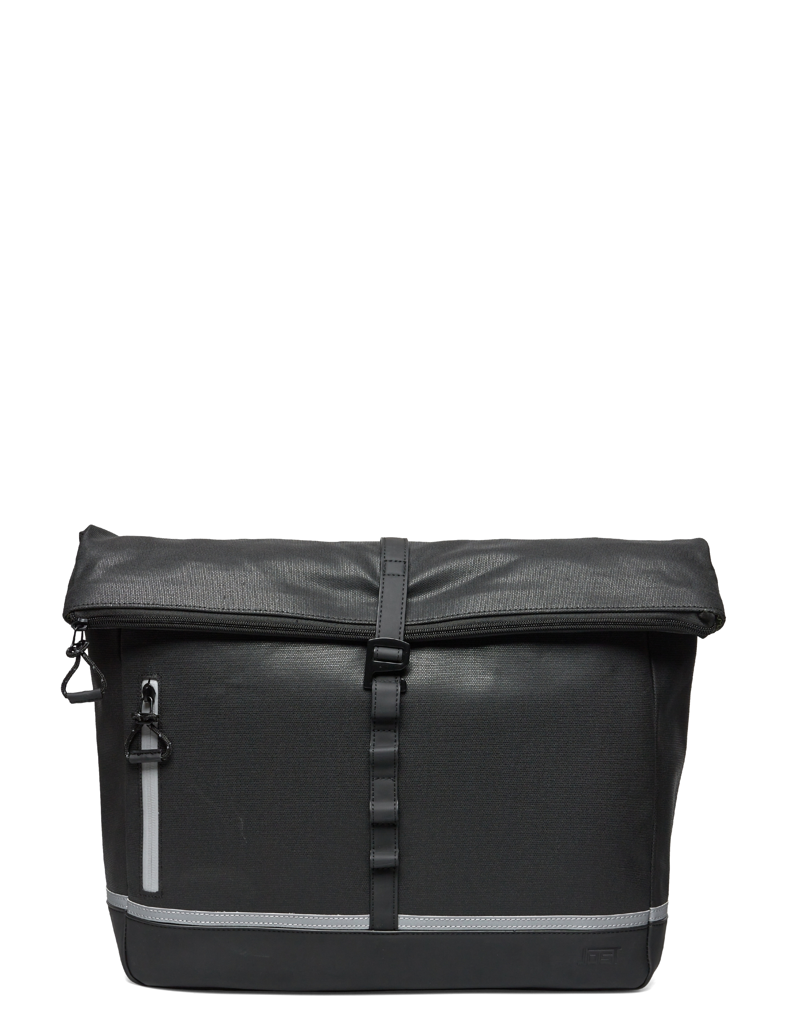 JOST Billund Cyclist Pro Messenger Bag, Mænd, Rulletopp Cykel Messenger Taske, Sort, Str: ONE SIZE