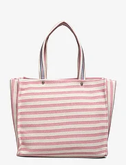 Juicy Couture - IRIS BEACH BAG - STRIPED VERSION LARGE SHOPPING - tote bags - pink - 1