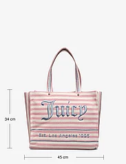 Juicy Couture - IRIS BEACH BAG - STRIPED VERSION LARGE SHOPPING - tote bags - pink - 4