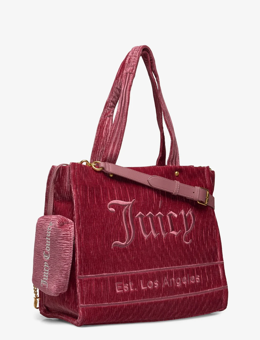 Juicy Couture Iris Crinkled Velvet Large Shopping Shopper Boozt