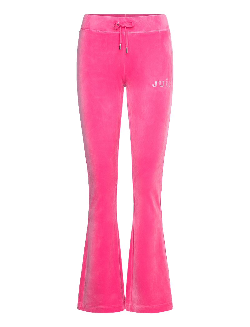 Juicy Couture Lisa Regal Velour Straight Leg Track Pant – joggers