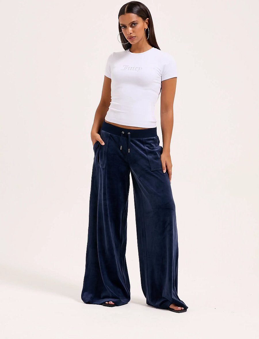 Juicy Couture - YUKA WIDE LEG MID RISE - hverdags stil - night sky - 0