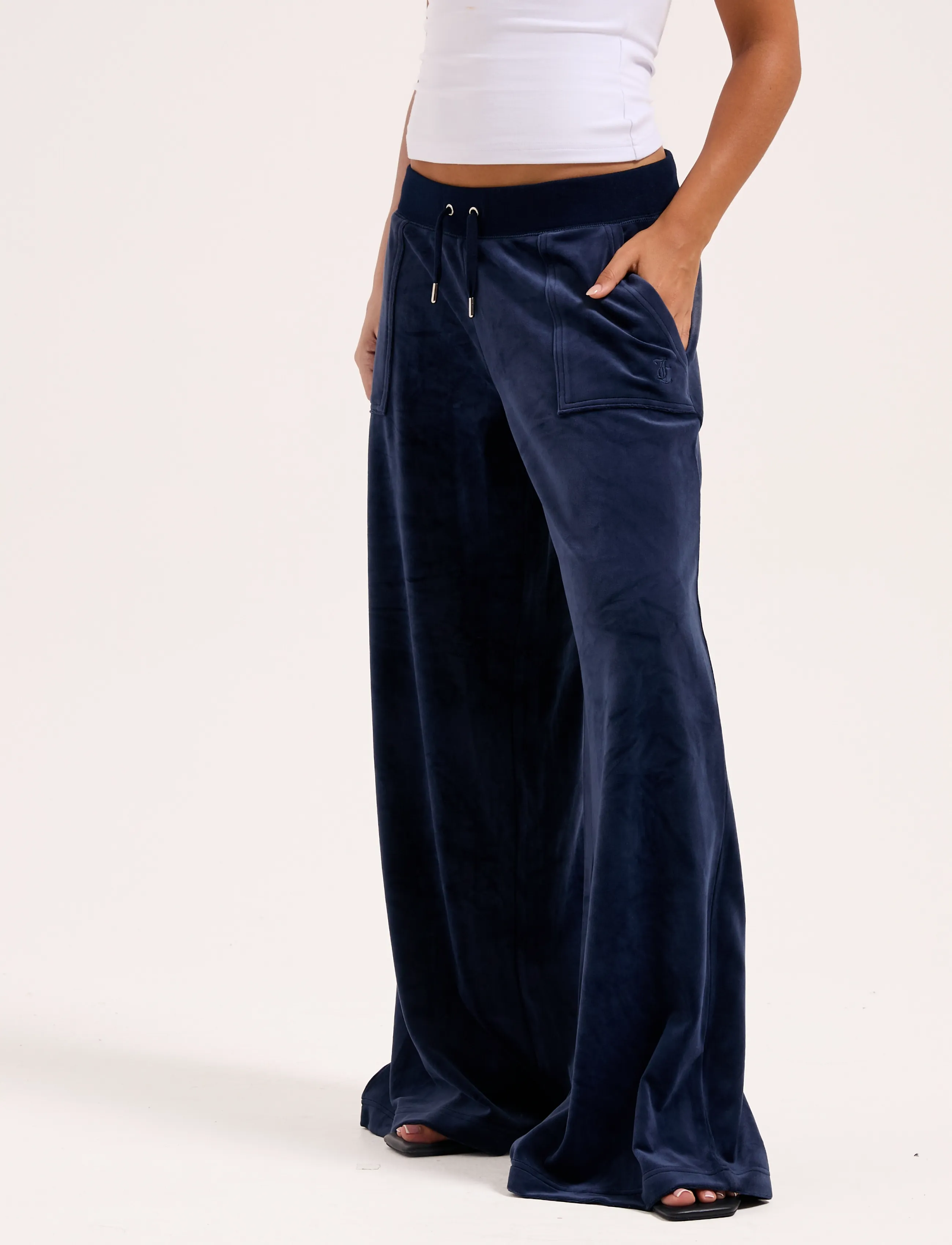 Juicy Couture - YUKA WIDE LEG MID RISE - hverdags stil - night sky - 1
