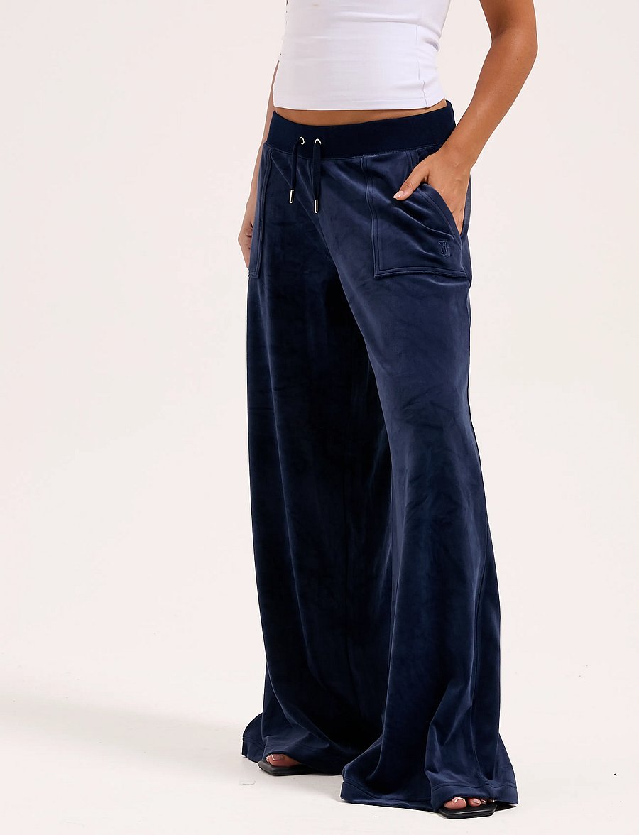Juicy Couture - YUKA WIDE LEG MID RISE - hverdags stil - night sky - 1