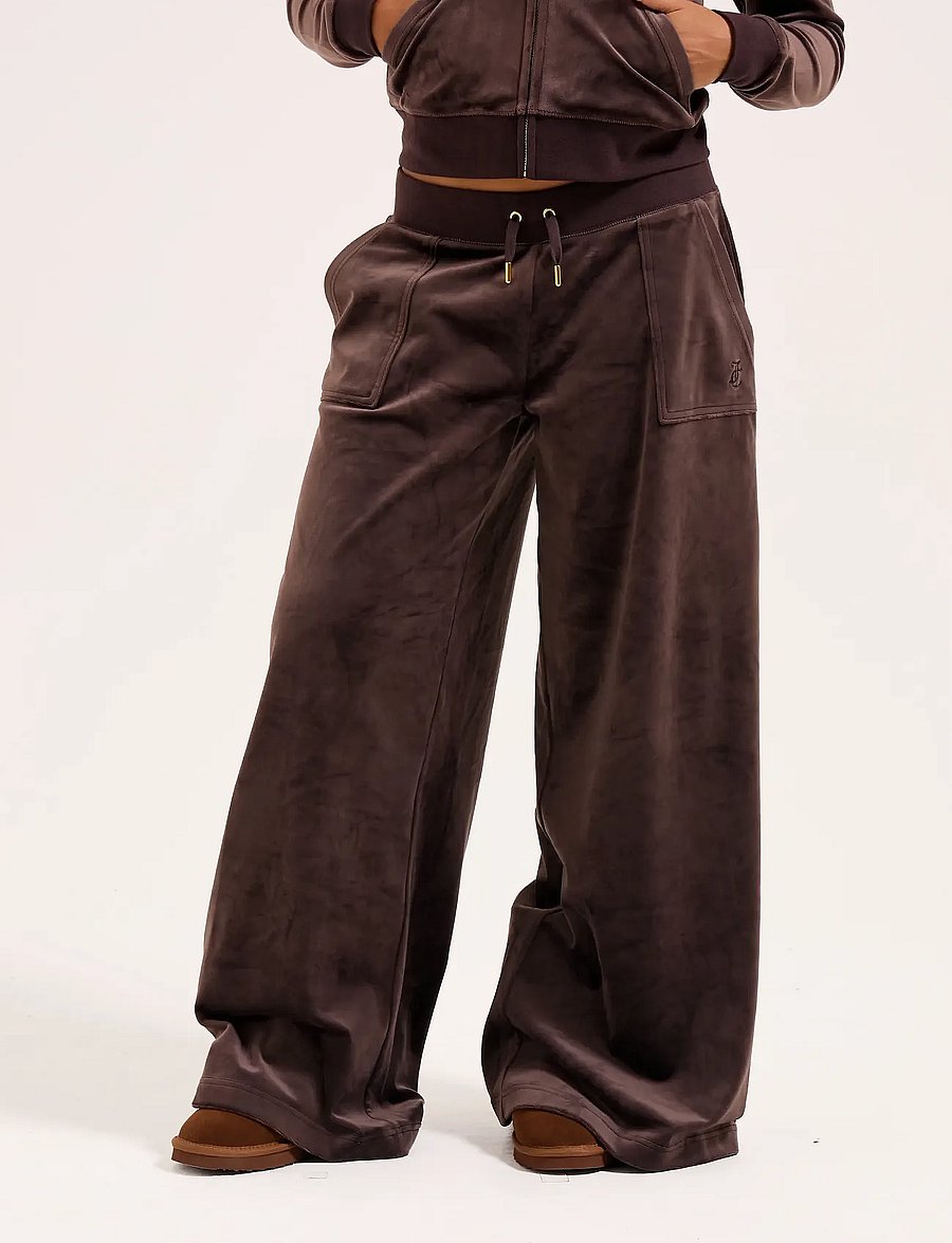 Juicy Couture - YUKA WIDE LEG TRACKPANT GOLD - vida byxor - java - 3