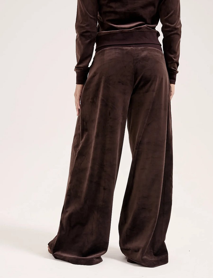 Juicy Couture - YUKA WIDE LEG TRACKPANT GOLD - vida byxor - java - 4