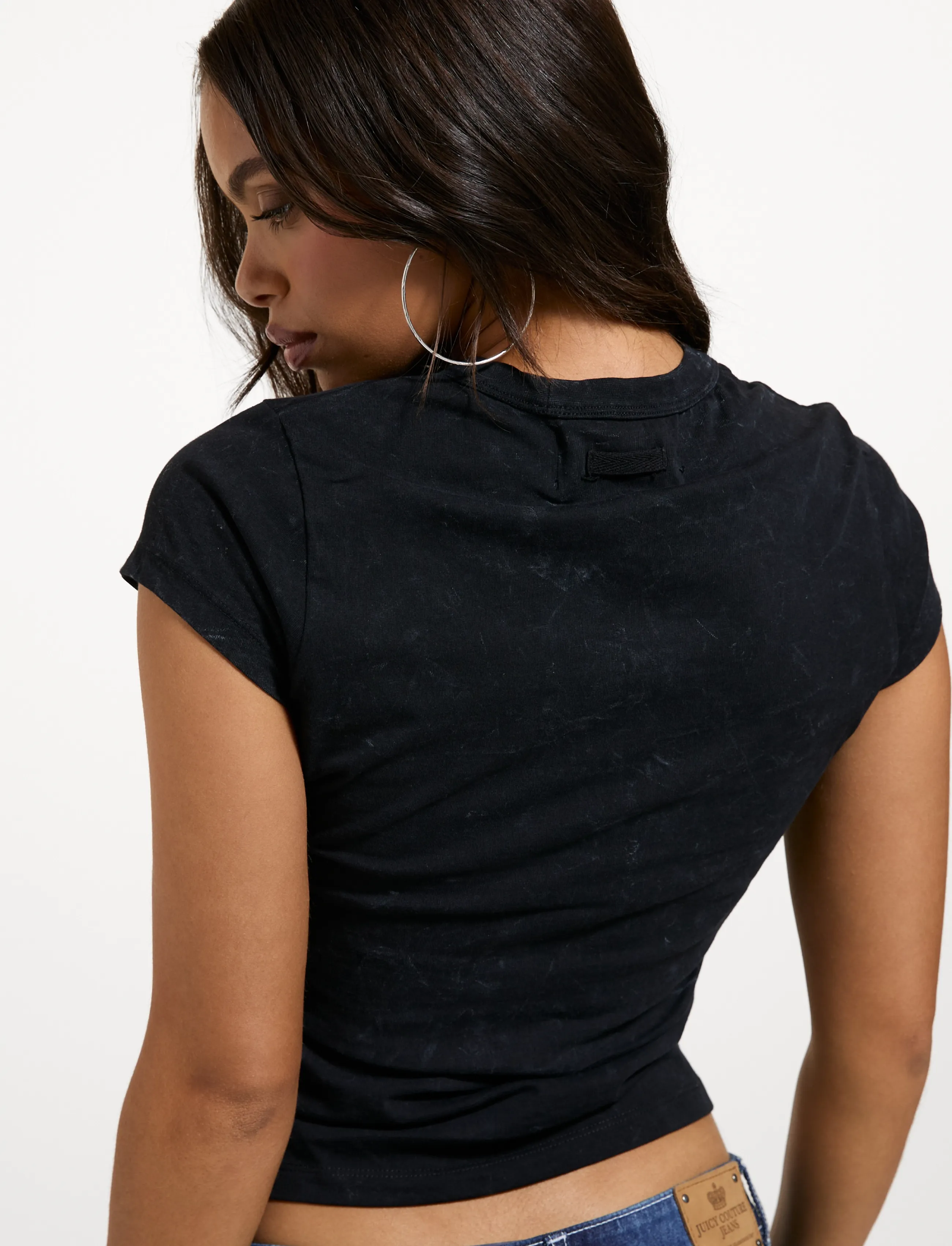 Juicy Couture - JC JEANS HILTON SS T-SHIRT - black - 4
